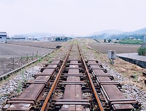 三井鉱山セメント専用鉄道跡