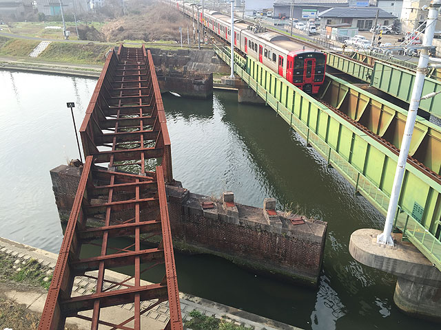 室木線・新川橋りょう跡の写真