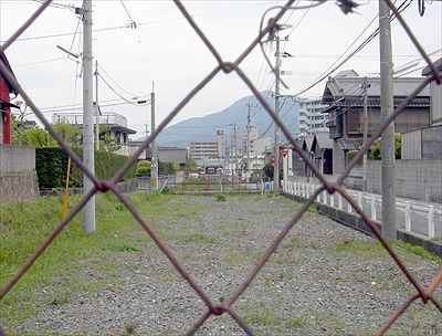 西鉄北九州線・折尾東口〜陣の原間線路跡
