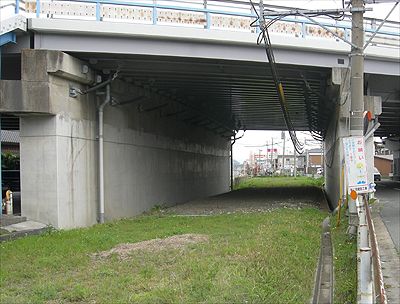 西鉄北九州線・陣の原〜熊西間線路跡