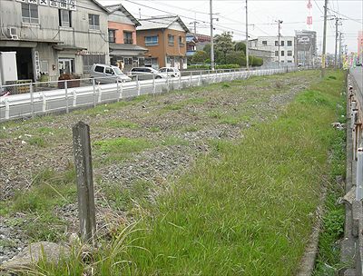 西鉄北九州線・陣の原〜熊西間線路跡
