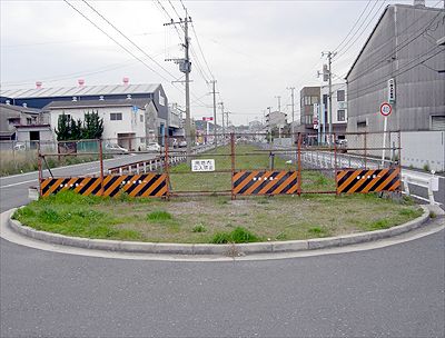 西鉄北九州線・陣の原〜熊西間線路跡