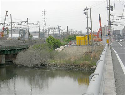 西鉄北九州線・陣の原〜熊西間線路跡
