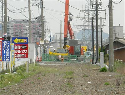 西鉄北九州線・陣の原〜熊西間線路跡