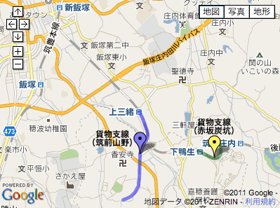 後藤寺線地図