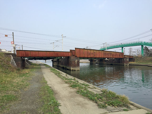 室木線・新川橋りょう跡の写真
